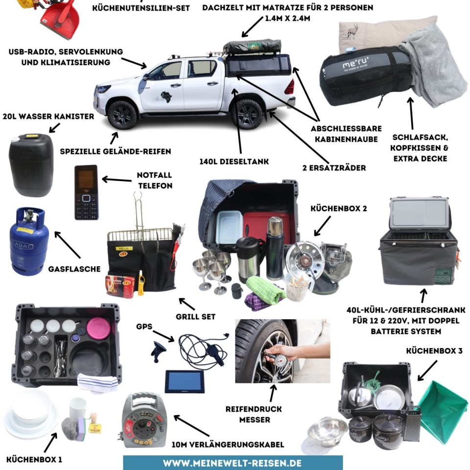 Budget-Abenteuerreise durch Namibia mit Lodges